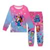 Children's Fashion Suit Skirt Round Neck Long Sleeve Top Pants