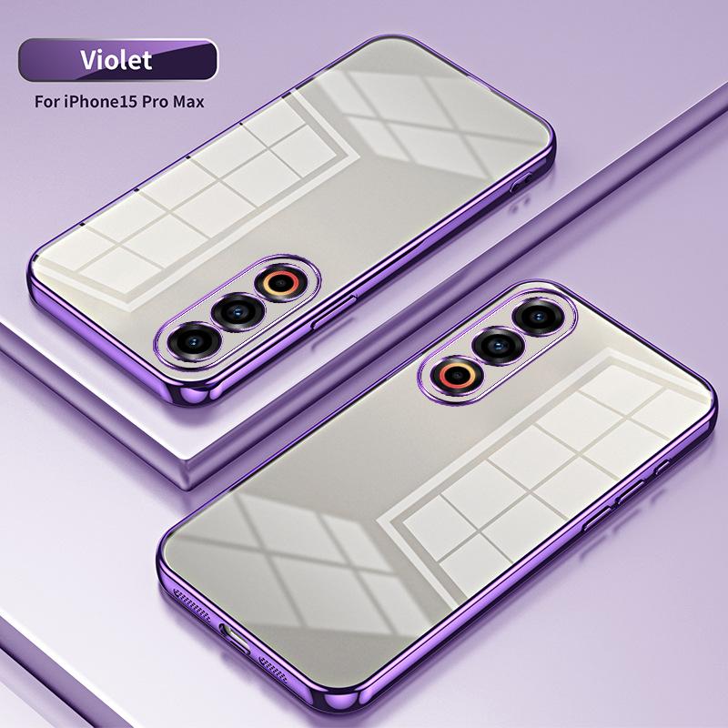 Applicable to Meizu 21 electroplating glitter mobile phone case Meizu 20Pro transparent Meizu 20 anti-drop luxury protective case