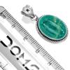 925 Sterling Silver Pendant Women Gemstone Handmade Jewelry Halloween Gift Amazonite Angelite Blue Opal Botswana Agate Mohave Azurite Chrysocolla