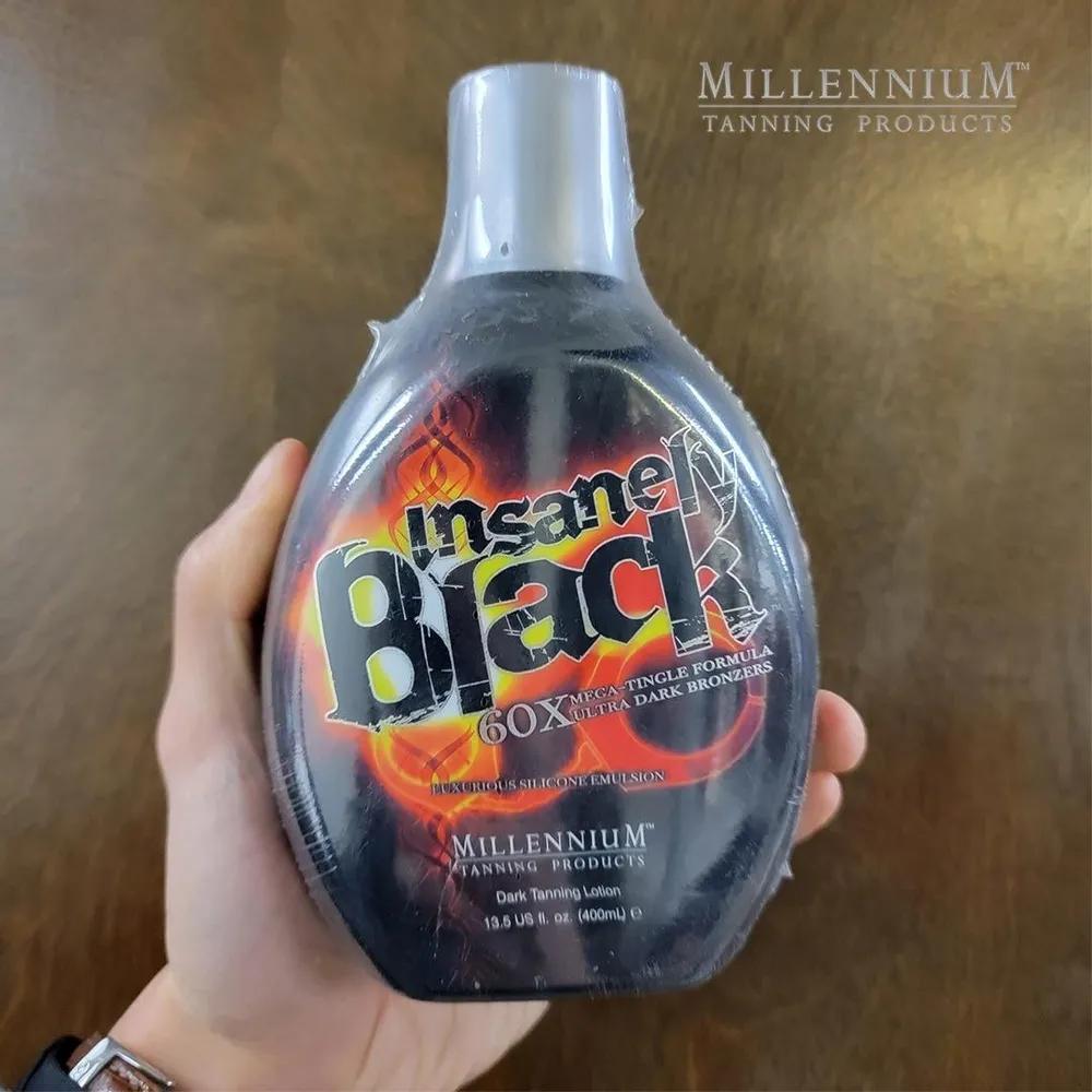 Millennium Tanning Machine Tanning Lotion Insanely Black 60X 400ml