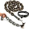 Funny Dog Leash Prop Faux Metal Link Pet Lead Novelty Fake Chain Leash  Pet Supplies