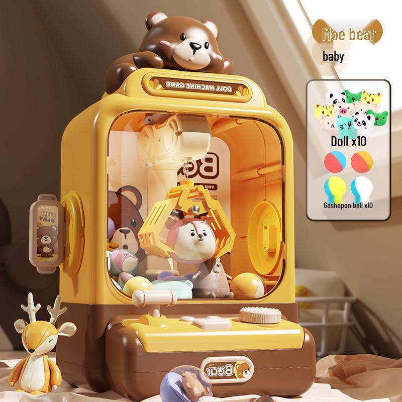 Electric Plush Toy Claw Machine for Kids - Compact Household Model