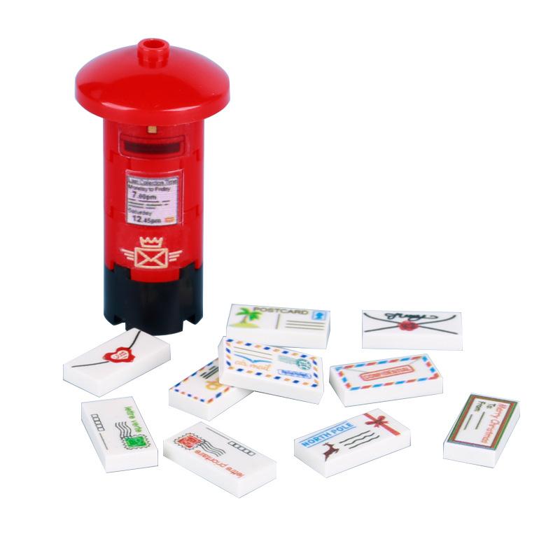 City MOC Furniture Desktop Game Computer Table Desk Piano Prints Set Building Blocks Toys for Children Assemble Bricks Parts