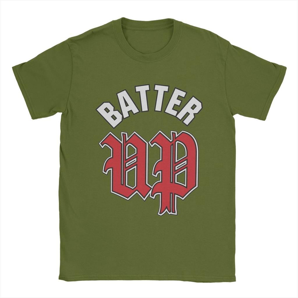 Babymonster Batter Up T-Shirts für Herren, reine Baumwolle, originelles T-Shirt mit Rundhalsausschnitt, Kurzarm, Geschenkidee