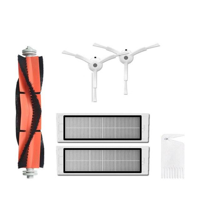 New Main Brush Washable Hepa Filter Side Brush Kit for Xiaomi Mi Vacuum 1st 1S Robot Roborock S50 S51 S55 S6 T60 T61 T65 Parts