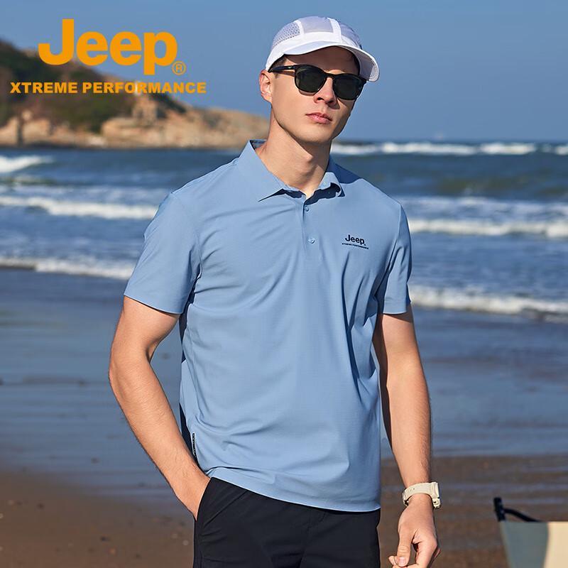 Jeep Men s Casual Short Sleeve Polo Shirt 2XL