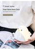 Time Bird LED Alarm Clock with USB Charging - Silent Cartoon Bedside Night Light for Bedroom or Dorm
