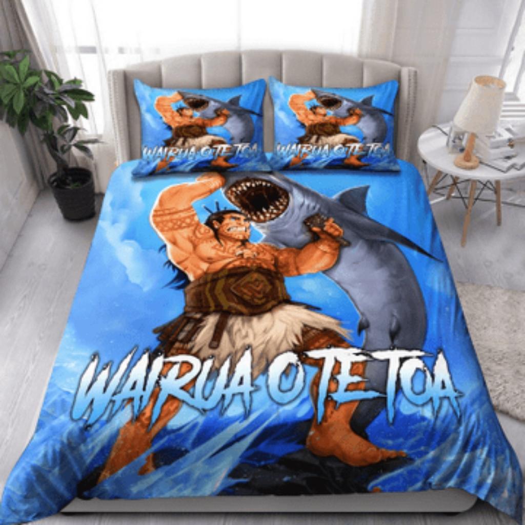 Tmarc Tee New Zealand Aotearoa Maina Paua Shell Printed Bedding Suit Bedroom Decor