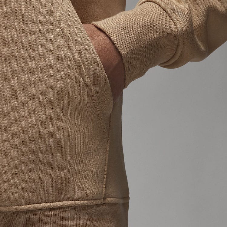 Jordan Sweatshirts Men's Khaki Hooded Moderate Regular FD7546-200