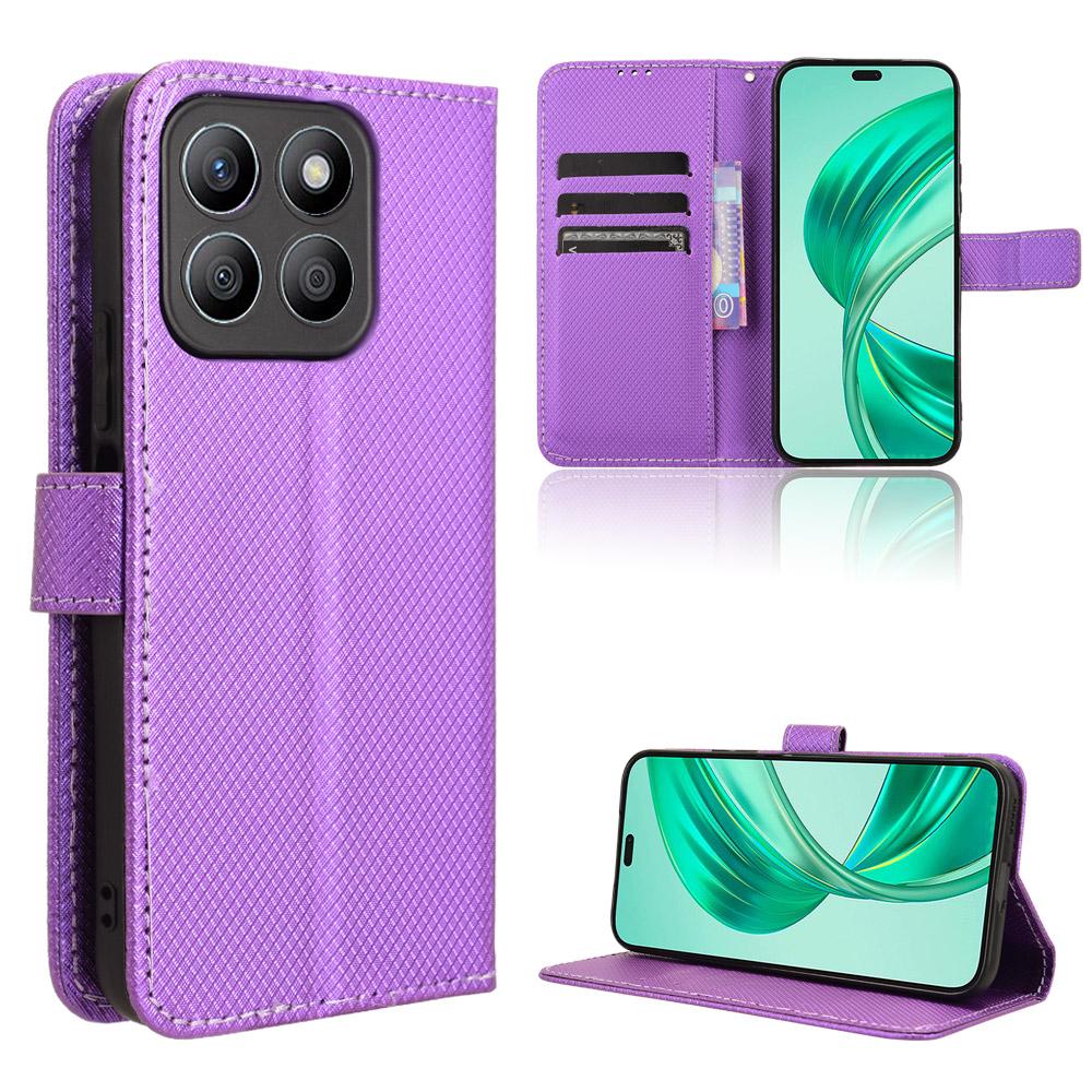 Leather Flip Cases For Honor X8C Leather Case [Flip Vintage Leather] Wallet Shockproof Durable Retro Flip Covers