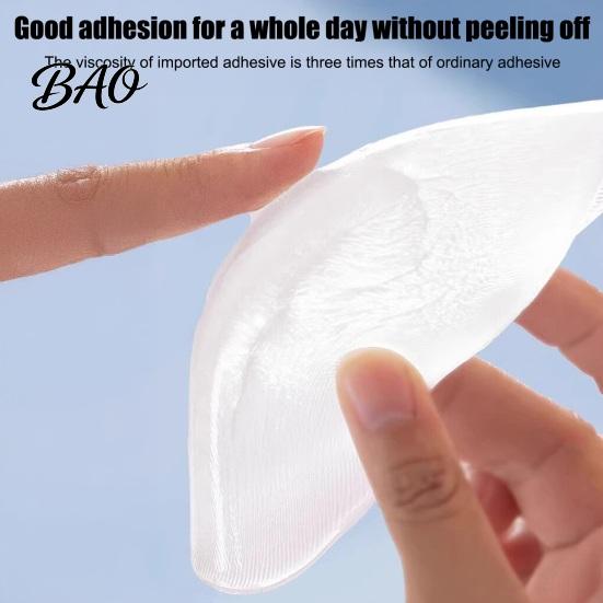 Sloped Shoulder Corrector Pad 1 Pair Silicone Pads, Extra Thick Correctors, Invisible Skin-friendly Inserts Enhancers, Anti-Slip Hidden Lift Pads for