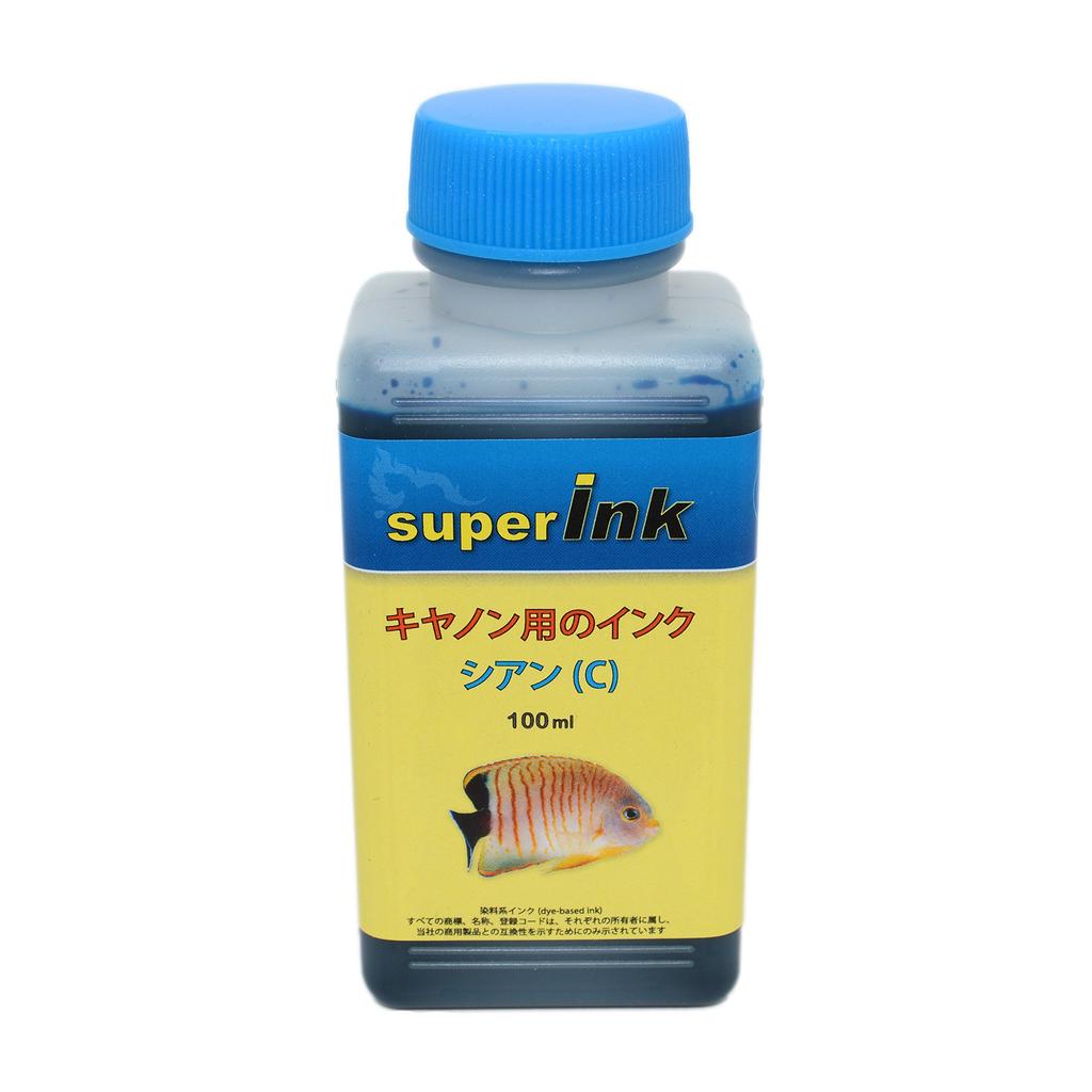 Small Kit for Canon Refill Compatible Ink with All superInk 1 x 100ml 3 x 100ml 4 Sets Pair of Gloves 10ml Syringe Needle (S) (CANON) (Pigment + Dye)