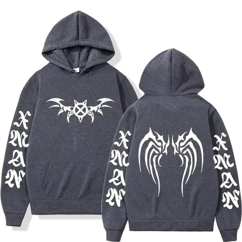 Rapper Hoodies for Men Clothing Fashion Hooded Sweatshirts Casual Long Sleeve Pullover Clothing
