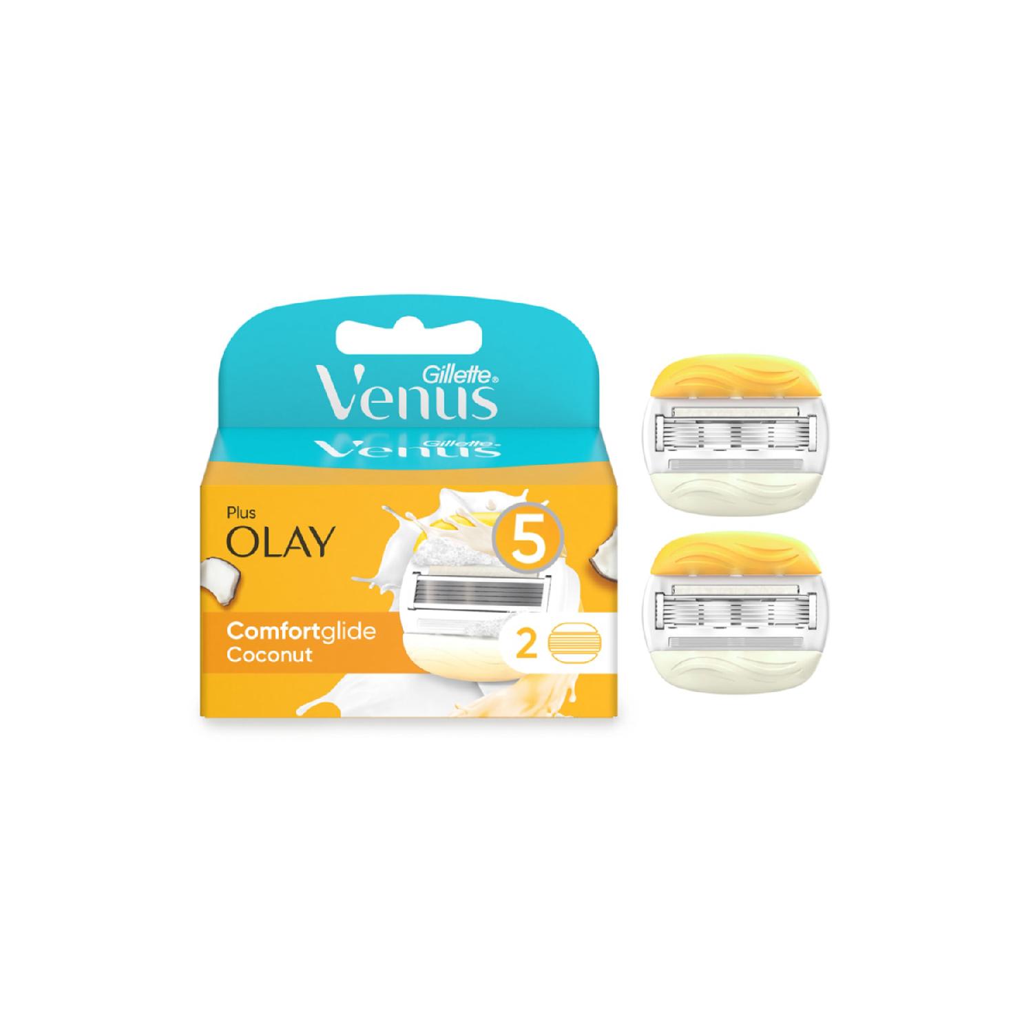

Women's Venus Comfortglide Olay Replacement Razor Blades 2 Pack