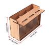 Money Saver for Cash Removable Wooden Coin Bank with Compartments Money Storage Organizer for Home Decoration Coin Banks