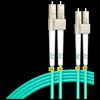 SAMZHE Cabo de Patch Cord de Fibra Óptica Duplex OM4 LC-LC