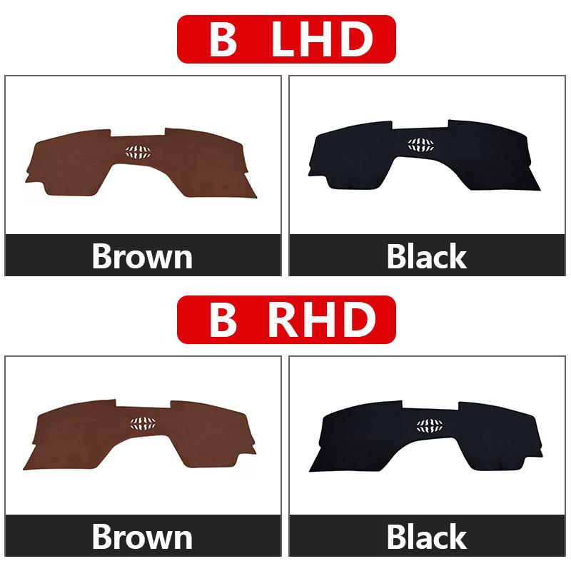 For Mazda 3 BP 2024 Axela Car Dashboard Cover Mat Non-Slip Pad Trument Panel Carpets Accessories