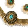 Halskette Ohrring Set Trendiger Statement Anhänger Schmuck für Bräute Mädchen
