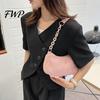 Lightweight Tote Bag Women Corduroy Shoulder Stylish Top Handle Crescent Chic Commuting Handbag Simple Armpit for Shopping Dating Retro Style