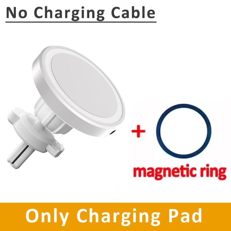 30W Magnetic Car Wireless Charger Air Vent Clip Phone Holder Bracket For iPhone 17 16 15 14 Pro Max Type C Fast Charging Stand