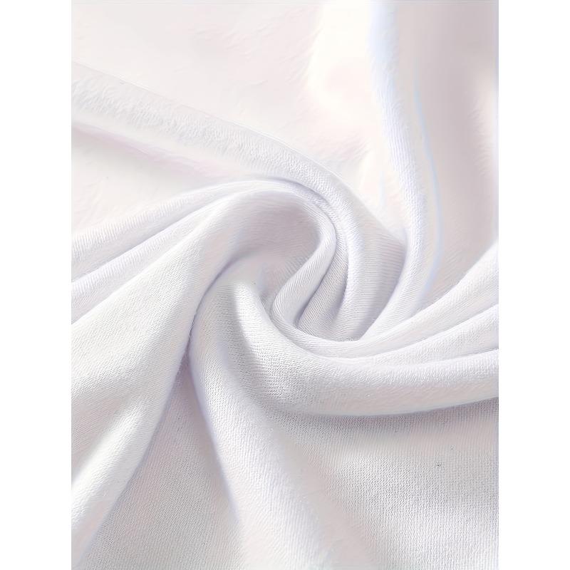 Damen T-Shirt mit Smiley-Gesichtsdruck auf der linken Brust, Rundhalsausschnitt, Kurze Ärmel, Lässiges Alltags-Top