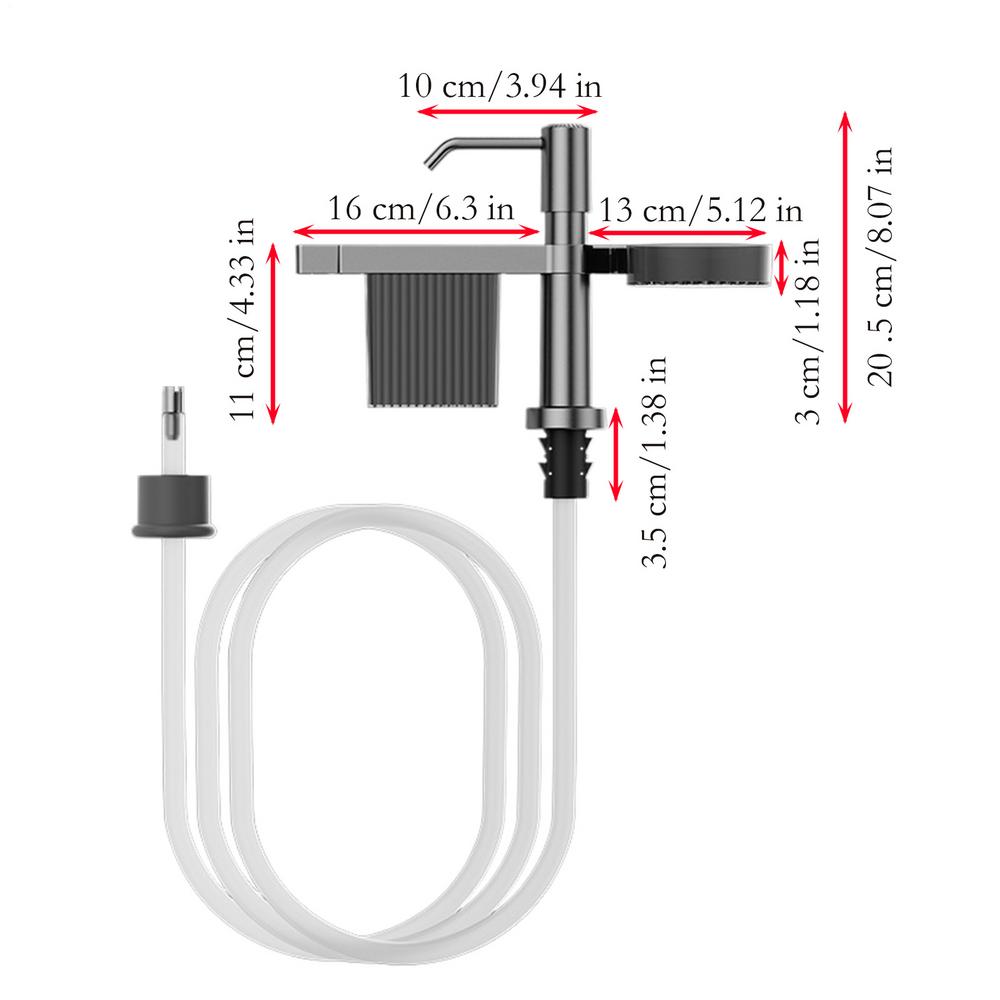 Kitchen Sink Soap Dispenser Household Press Soap Dispenser Pump for Kitchen Washing Hand Machine Washer Shampoo Dispenser