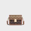 2025 New Autumn Winter Women's Bag Vintage Flower Pattern Small Square Bag High-end Feel Single Shoulder Crossbody Bag