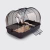 Outdoor Portable Bird Transport Cage Pet Parrot Cage with Feeder Transparent Detachable Small Parrot Carrier Cage Bird Supplies