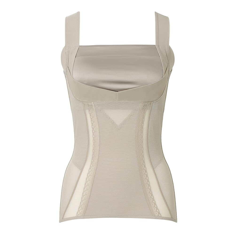 

Bradelis New York Беспроводной формирующий бюстгальтер Комфортный и формирующий Размер L Майка, Утягивающий, Поднимающий грудь 24, Серо-бежевый,