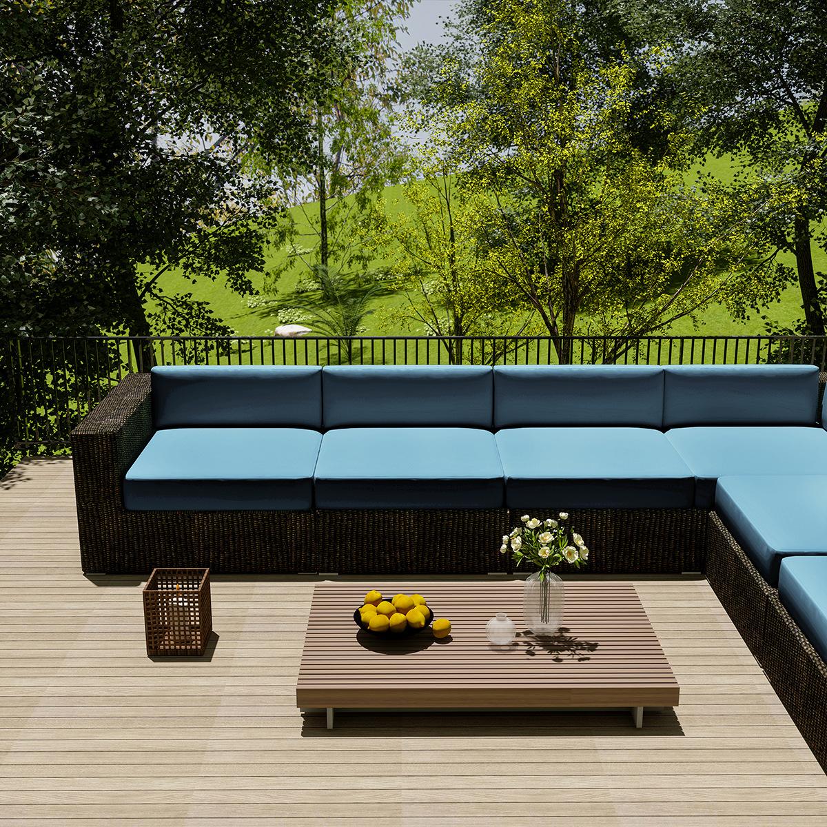 

Эластичные чехлы для диванных подушек для патио, уличные чехлы для подушек, сменные водонепроницаемые чехлы для диванов, чехлы, моющаяся защита для мебели для домашних животных 60*55*10cm