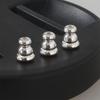 Set of 4 Secure Earring Backs Studs Locking Clutch Secure Locking Backing Stainless Steel Earring Plugs for Droopy Ears