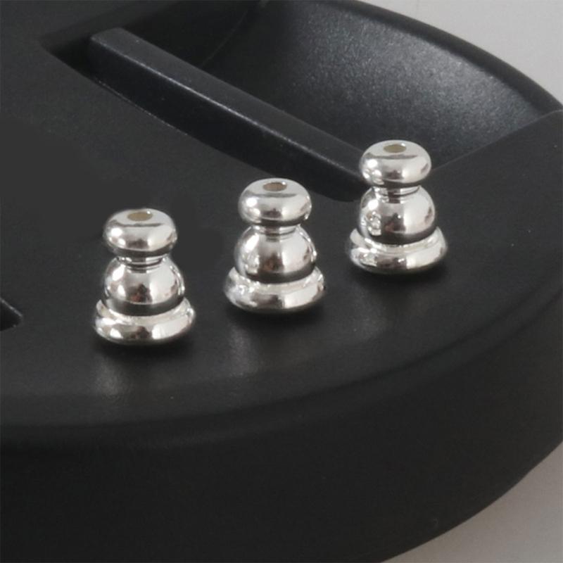 Set of 4 Secure Earring Backs Studs Locking Clutch Secure Locking Backing Stainless Steel Earring Plugs for Droopy Ears