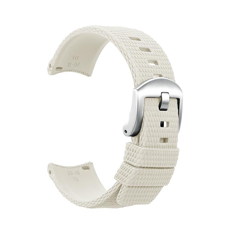 Quick-release elbow with curved fluororubber Watch strap for Tudor White Panda BLACK BAY Chronograph Monster Gold Eye M79360