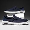 Outdoor Mens Casual Canvas Shoes Handmade Male Loafers Comfortable Men Driving Shoes All-match Non-Slip Moccasins Walking Shoes