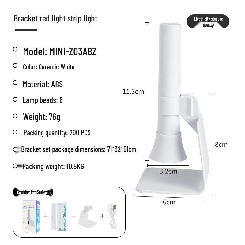 Portable Rechargeable UV Nail Art Quick-Dry Light Holder