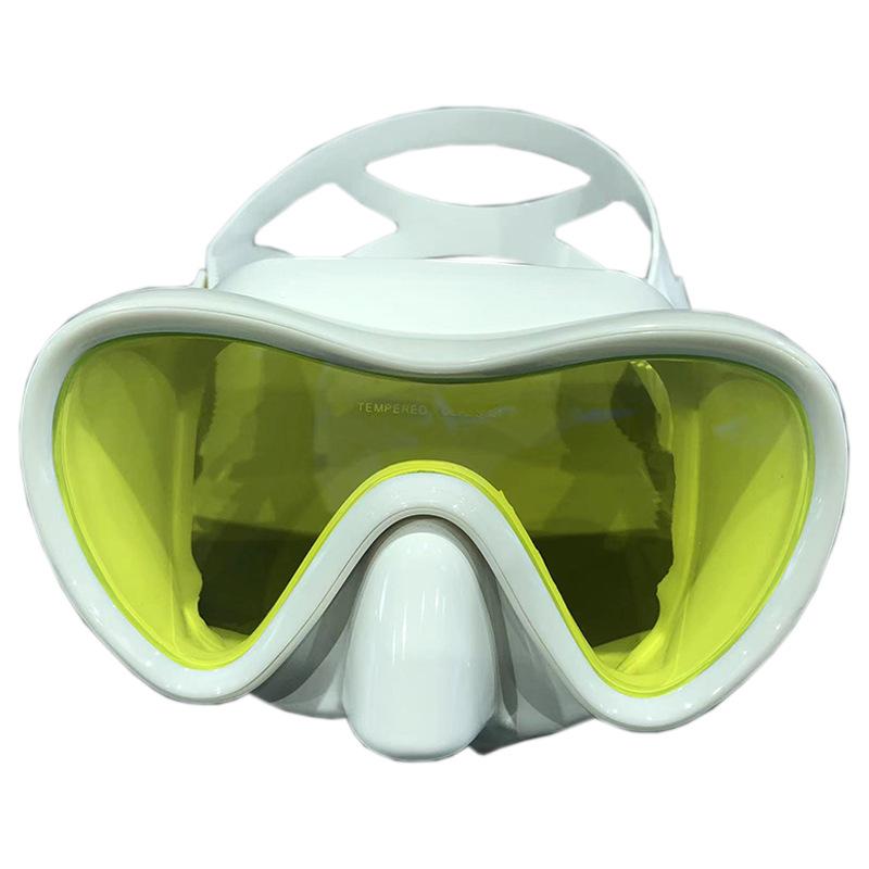New blue symphony lens tempered glass diving mask