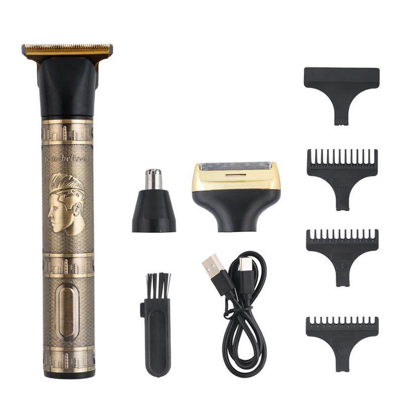 

Multi-function Electronic Rechargeable Men Ear Nose Eyebrow Sideburn Trimmer Electric Shaver Nose Hair Trim золотой