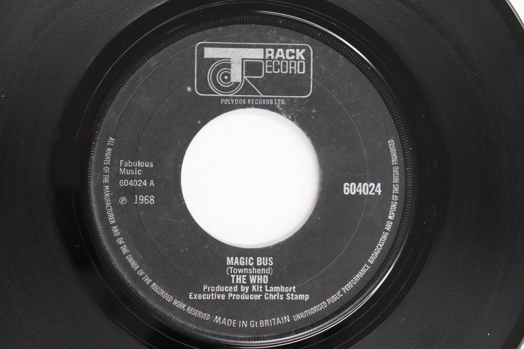 7inch Record WHO - Magic Bus / Dr Jekyll & Mr. Hyde 604024 TRACK 1968 UK Rock Used