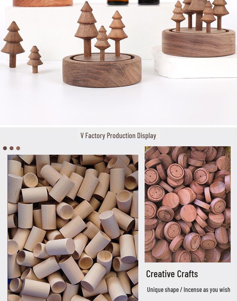 Little Forest Aroma Diffuser Sticks: Long-lasting Indoor Fragrance with Floral Decor