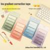 Gradient Color Correction Tape, INS Style, Compact & High Capacity, 5-Pack for Students.