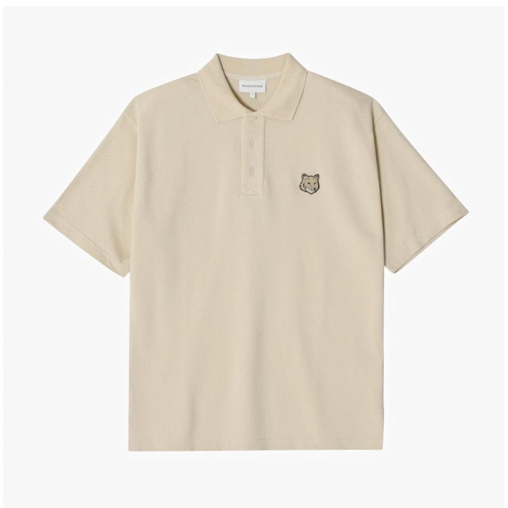 MaiSon KiTSune Bold Fox Head PaTch Polo Men S ShorT Sleeve T ShirT Mm00202kj7010