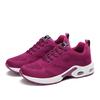 Large Size Women's Shoes Sports Shoes Summer Running Shoes Fashion Air Cushion Fly-woven Shoes Hollow Fly-woven Breathable Mesh Shoes