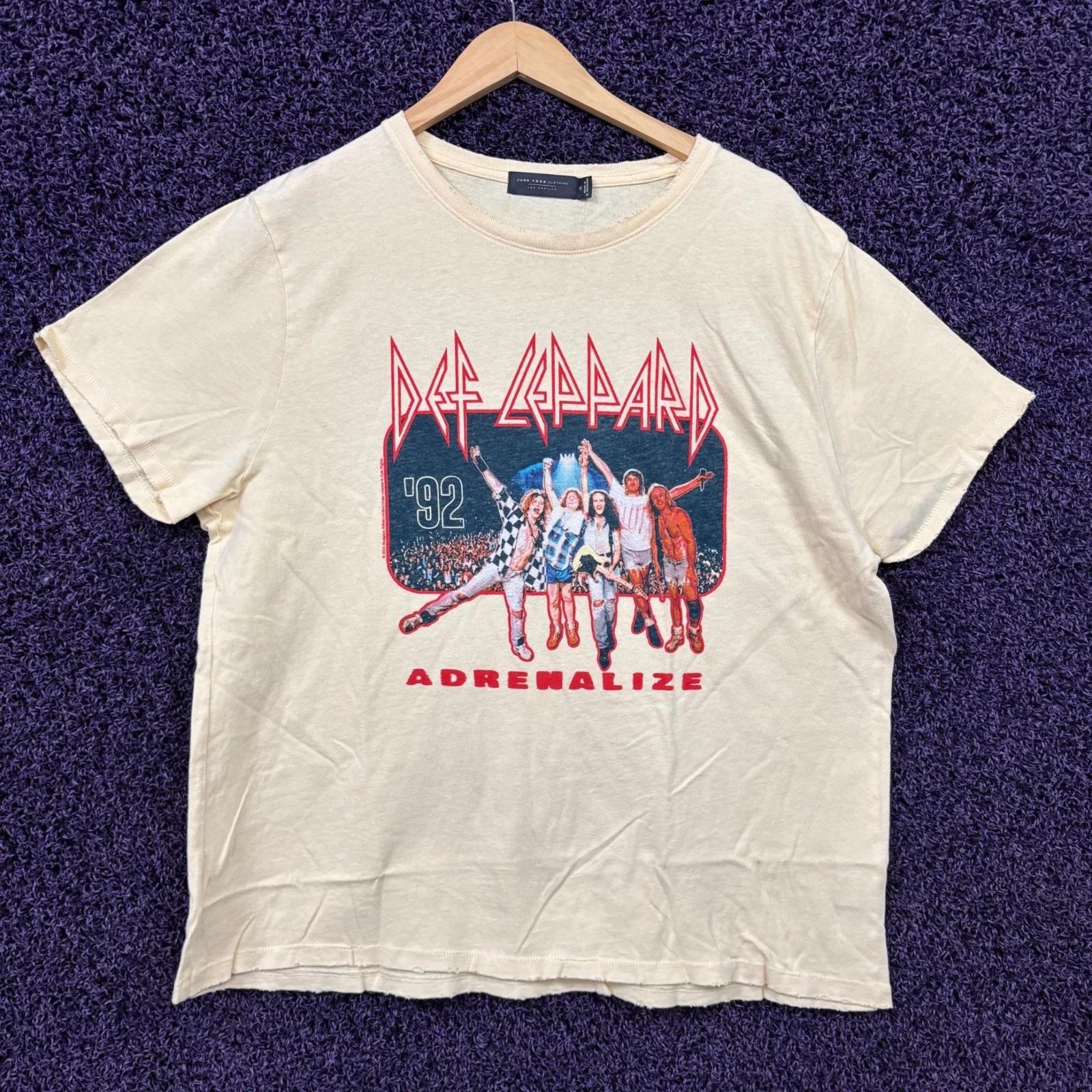 Def Leppard Adrenalize 1992 Tour T-shirt size extra large S