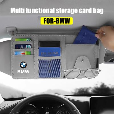 Parasolar Auto Multifuncțional Depozitare Buzunar Card Pentru E46 E90 E60 F30 F10 E39 i3 i4 X1 X2 X3 X5 X4 X6 X7 M3 M4 M5 G30 G20 520i