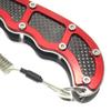 1091 Fish Carbon Fiber Fish Grip (Iregui) Grip, Pistol-Shaped (Red)