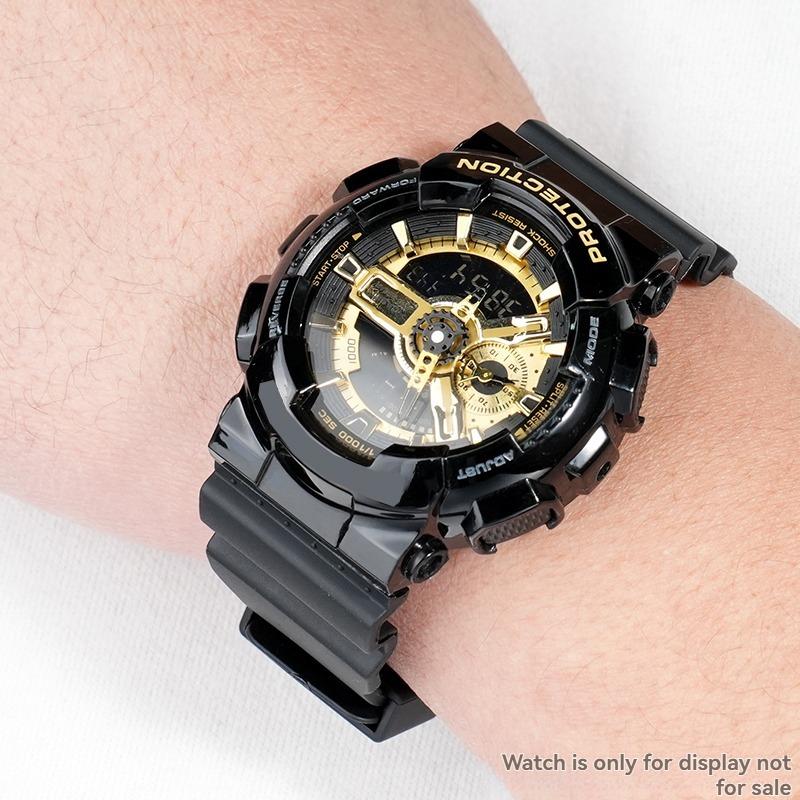 Pentru Casio G-shock Negru Auriu GA-110 GA-100 GA-120 Ga140 ga700 400 Rășină Silicon Curea Ceas Sport Bărbați Bandă Ceas Cauciuc 16mm
