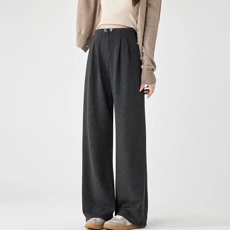 JOYNCLEON Women's Maternity Wide-Leg Pants
