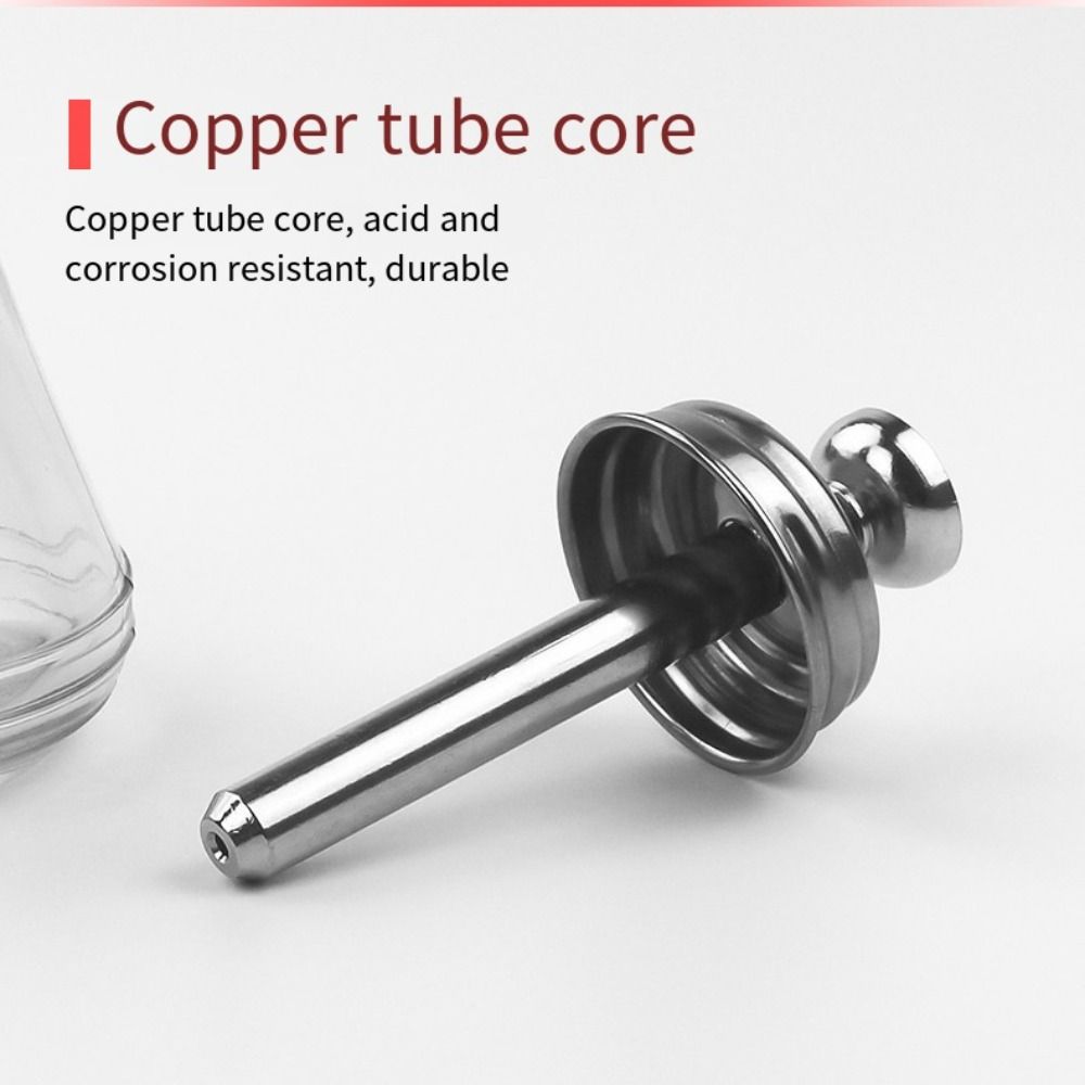 Empty Push Down Pump Dispenser Top Press Type Nail Polish Remover Container  Laboratory