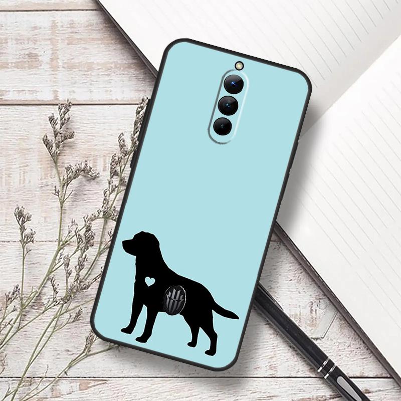 Schwarze Labrador Hund Hülle Für ZTE Nubia Red Magic 10 Air 6S 7S 6 7 Pro RedMagic 8 9 8S 9S 10S 11 Pro Plus Abdeckung