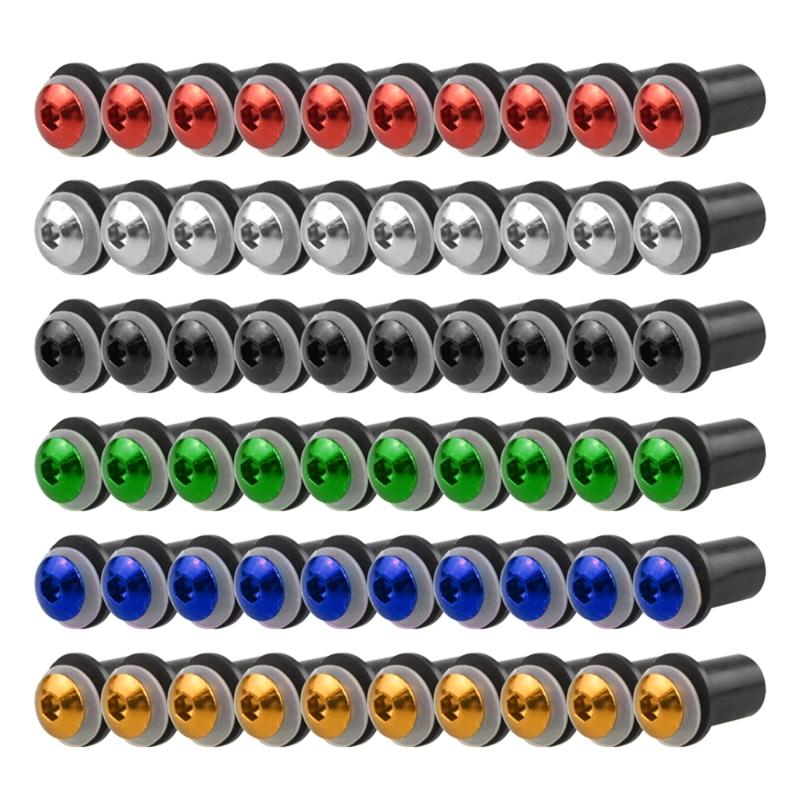 10PCS M5x16mm Motorcycle Windscreen Windshield Bolts Screws Nut Fastener Suitable for CBR600 CBR-600 F4i CBR1000RR CB400